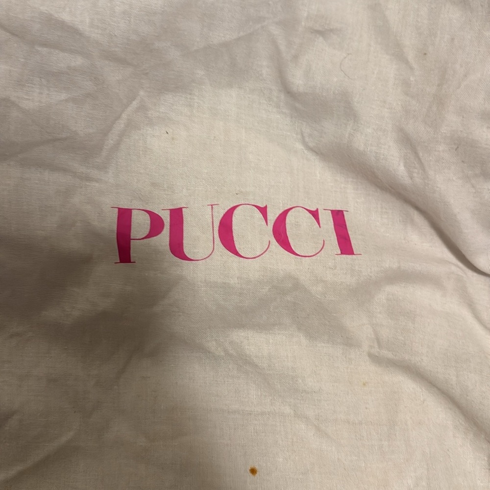 Vintage Pucci mini bag. Blue and brown print - Picture 5 of 11